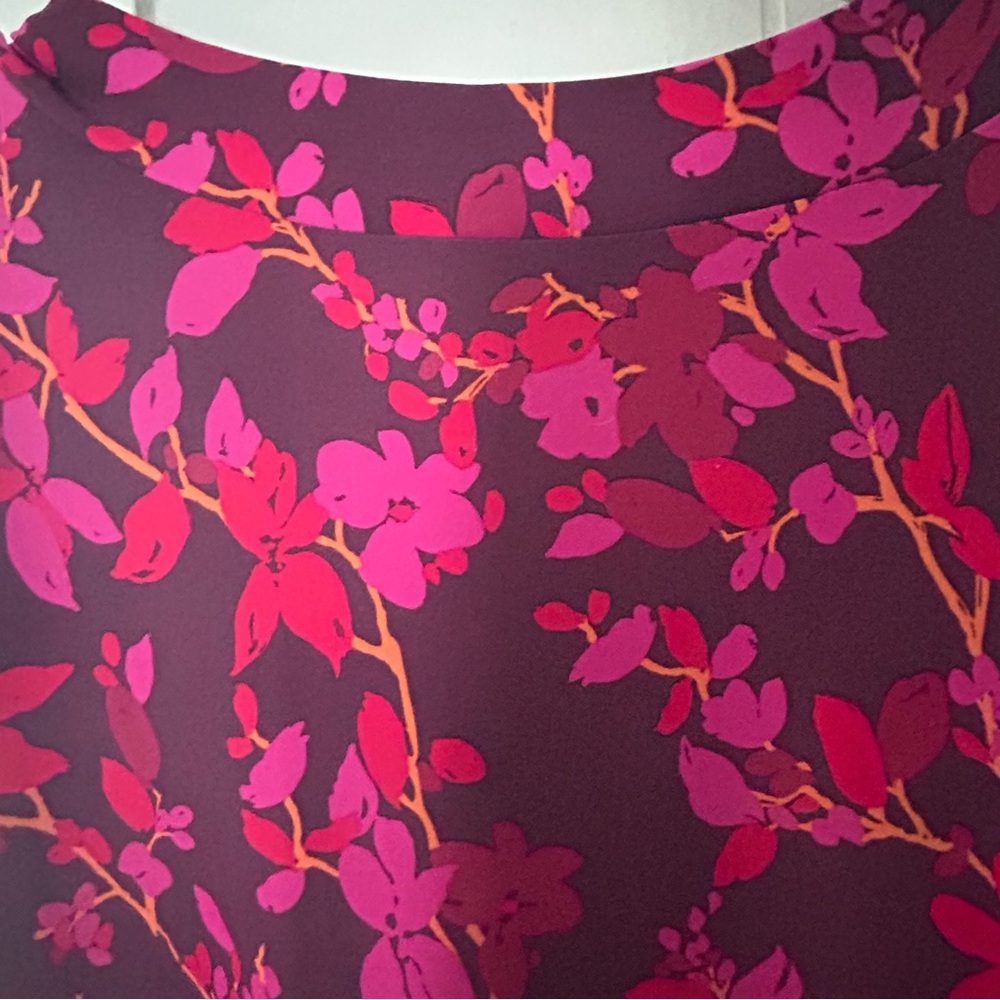 Jude Connally Dress Floral long Sleeve Stretch A17 - Picture 4 of 7